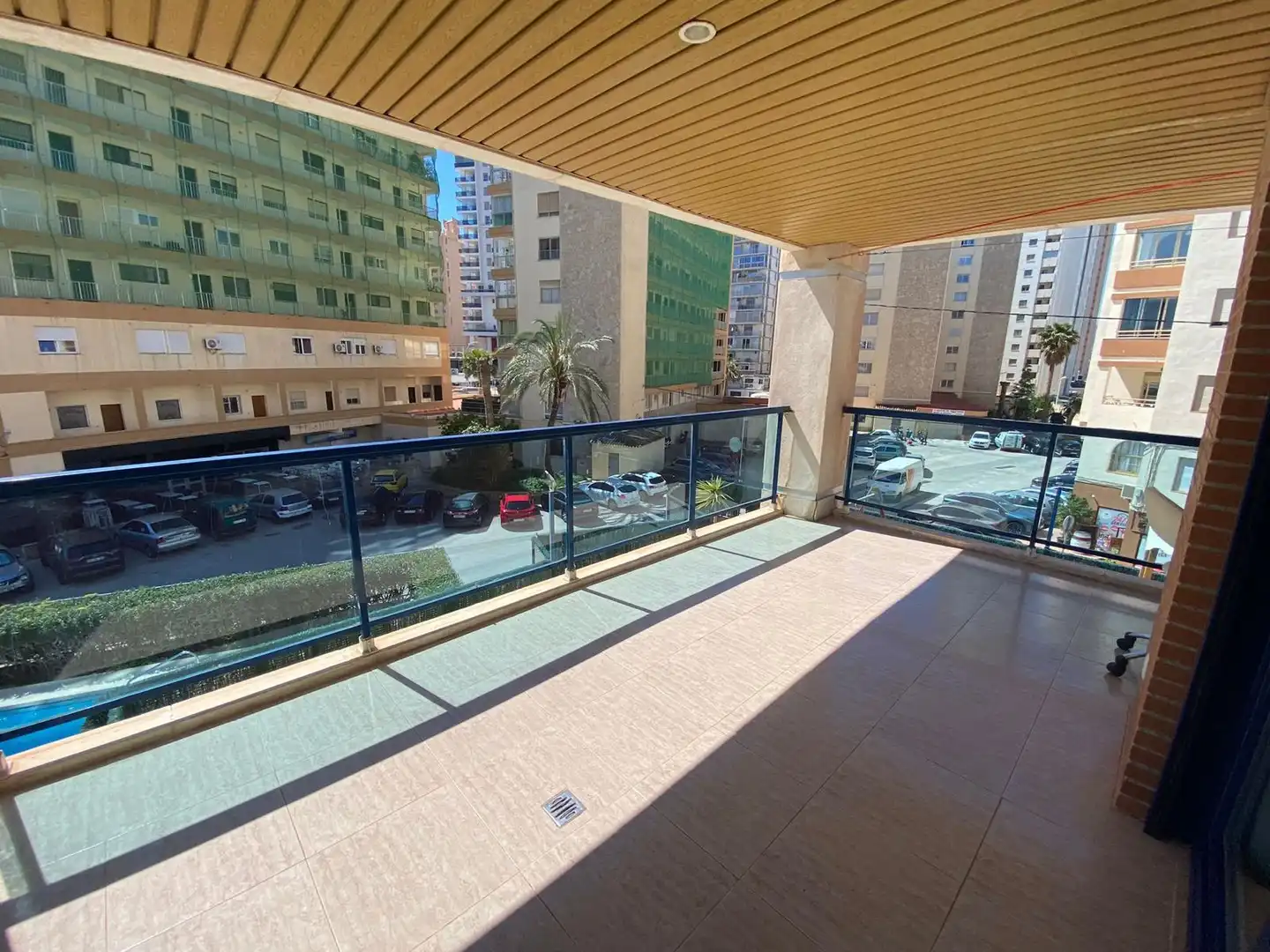 Terrasse von Wohnungen zum Verkauf in Calpe / Calp mit Klimaanlage, Heizung und Privatgarten