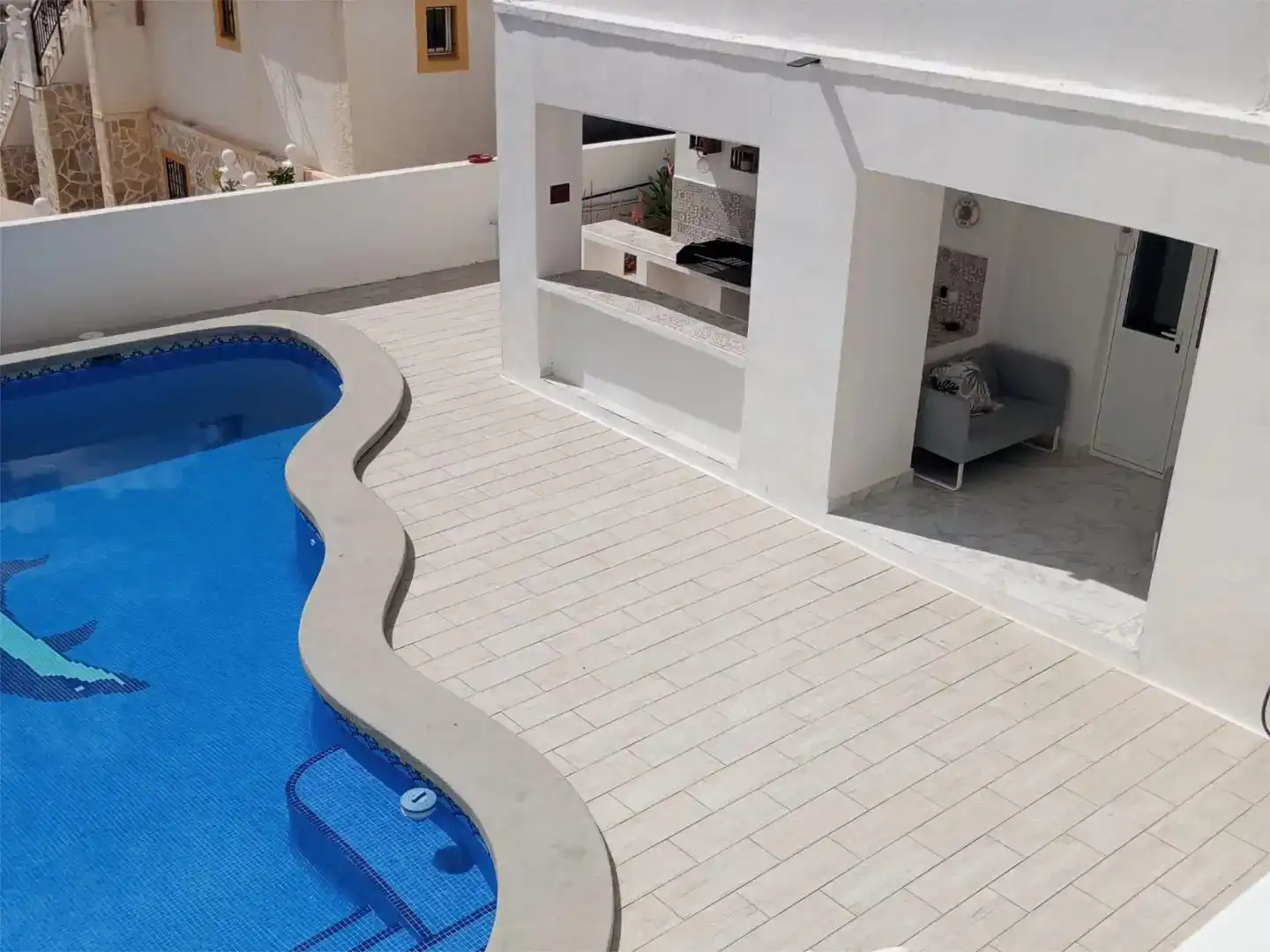 Terrassa de Pis en venda en Mazarrón amb Aire condicionat, Piscina i Balcó