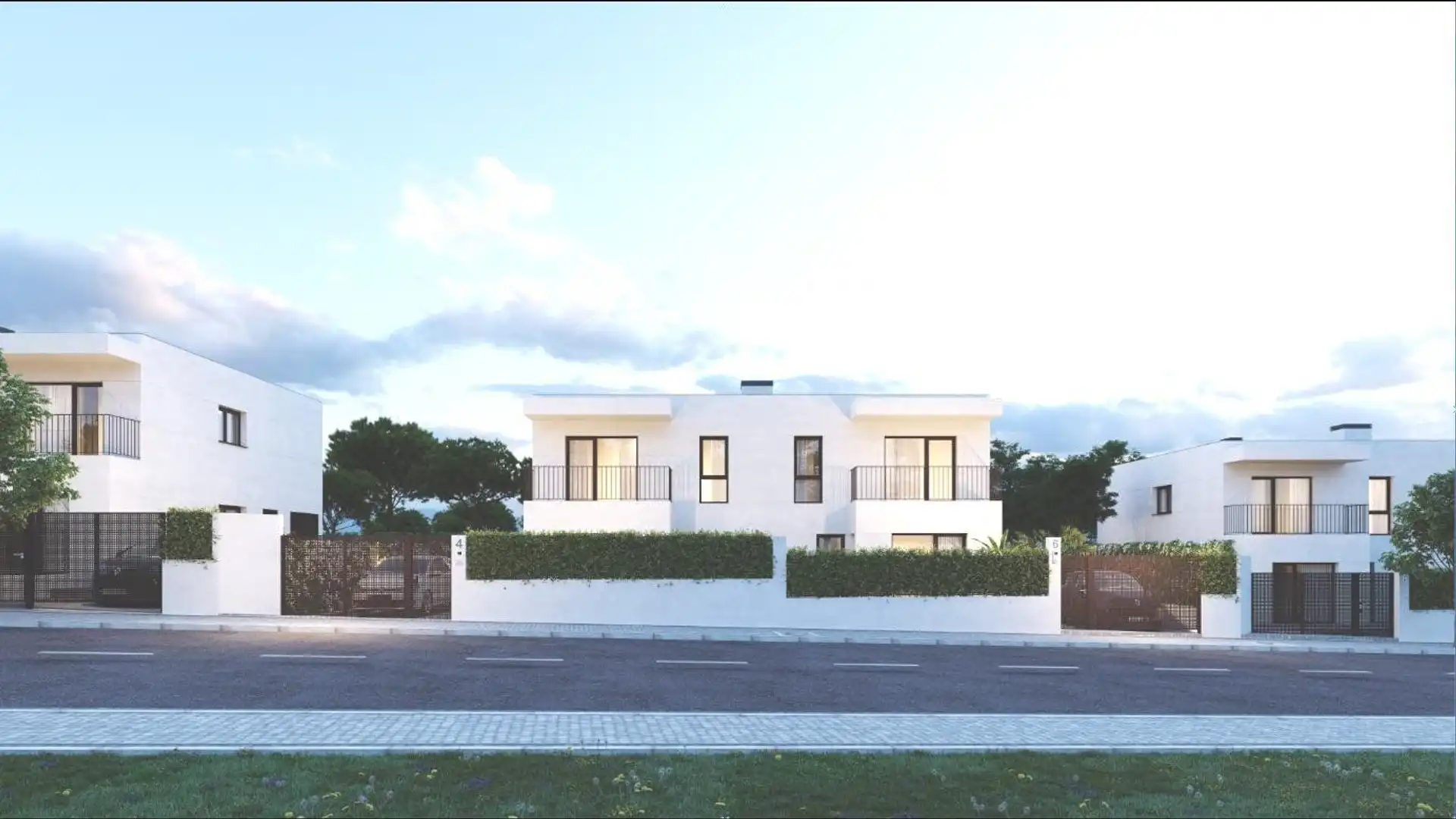 Vista exterior de Casa adosada en venta en Calafell con Aire acondicionado y Piscina