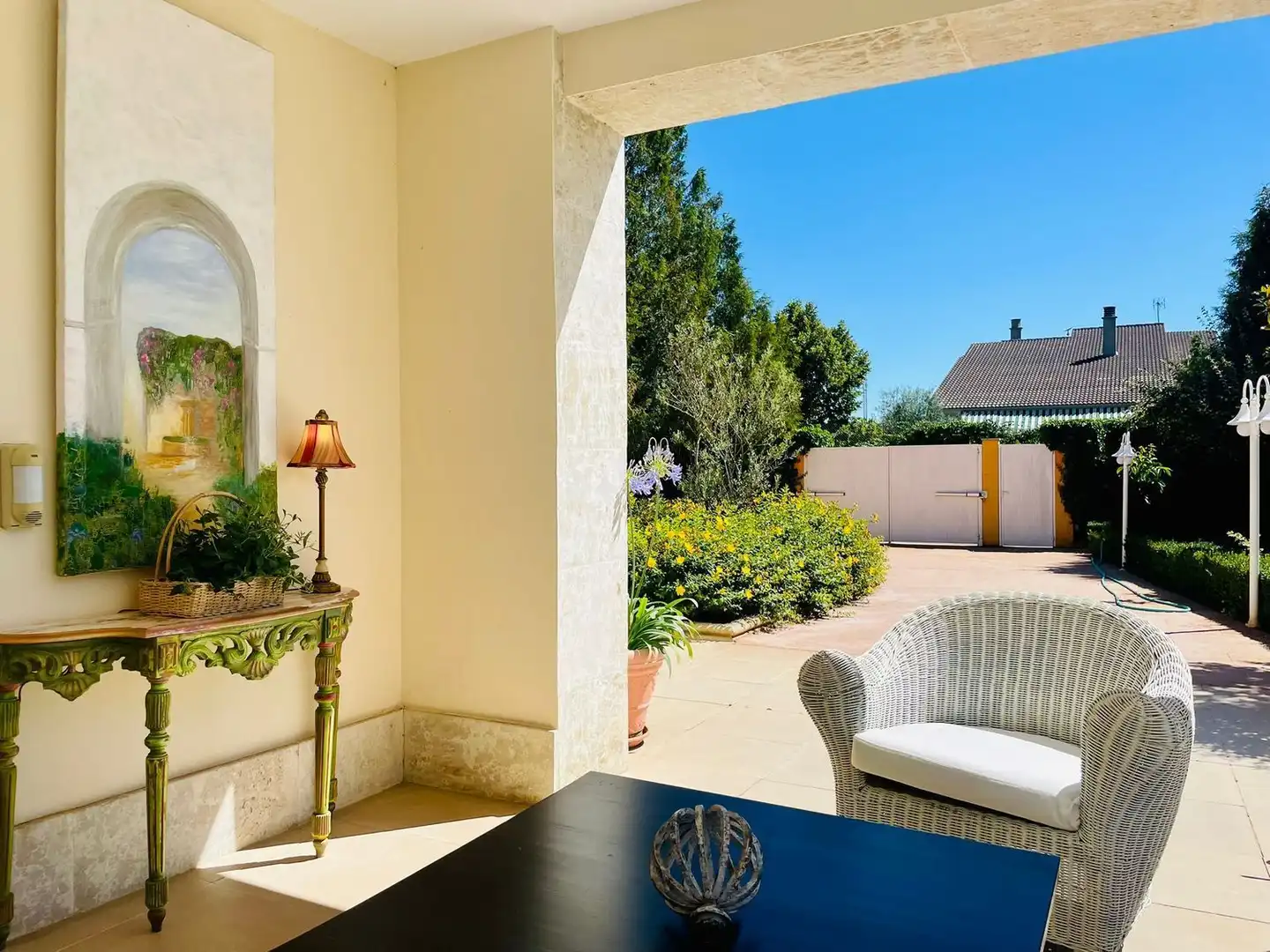 Terrassa de Casa o xalet en venda en Galindo y Perahuy amb Calefacció, Jardí privat i Terrassa