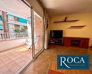 Balcony of Duplex for sale in Badalona  with Air Conditioner, Parquet flooring and Terrace