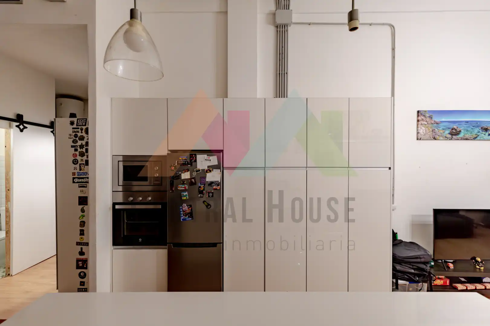 Cocina de Apartamento en venta en Madrid con Calefacción, Parquet y Amueblado