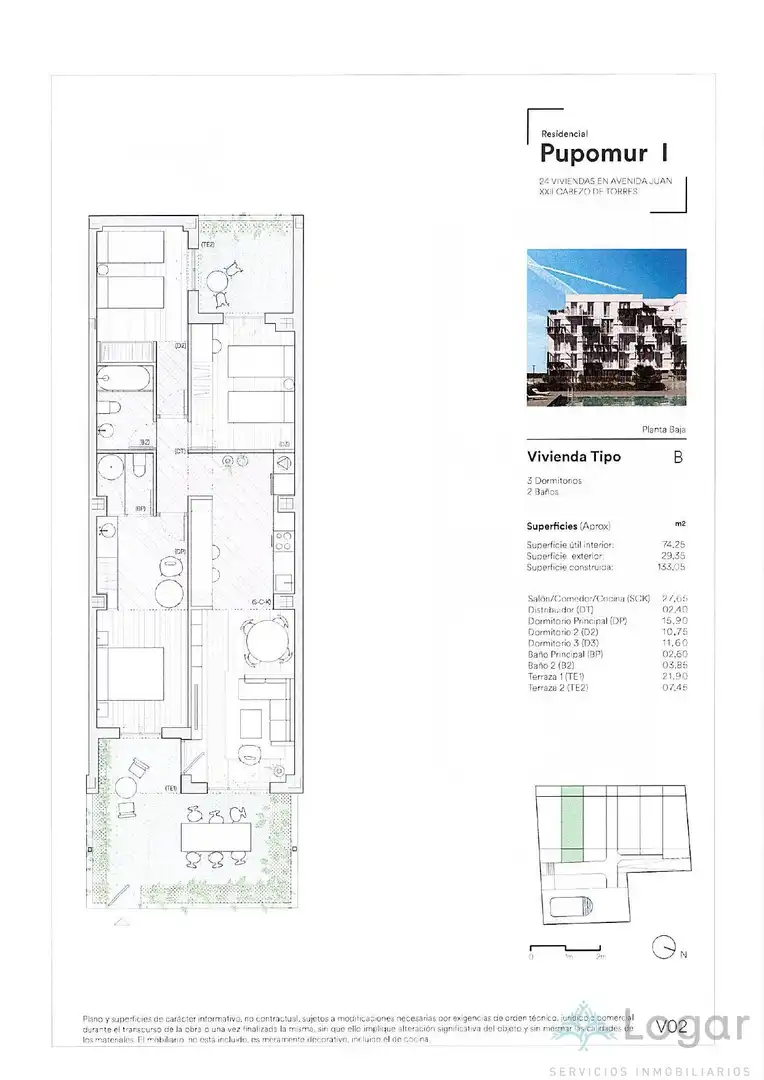 Flat for sale in Murcia  with Air Conditioner, Heating and Terrace