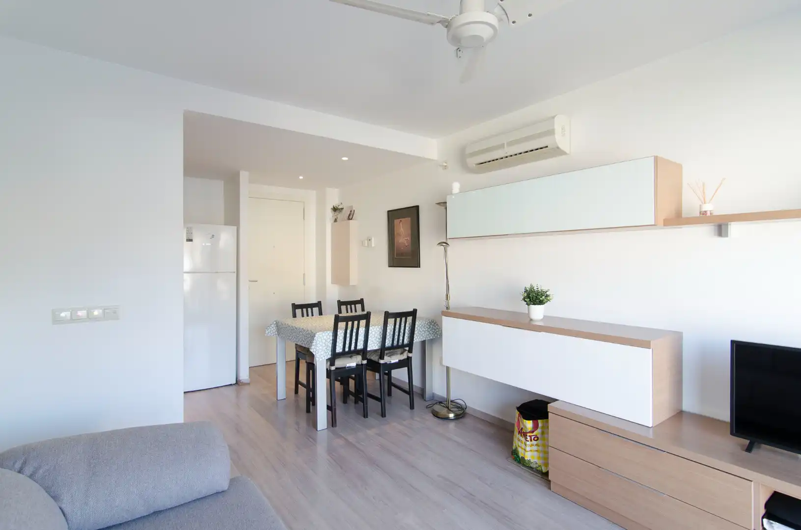 Sala de estar de Piso en venta en Manresa con Aire acondicionado, Calefacción y Parquet