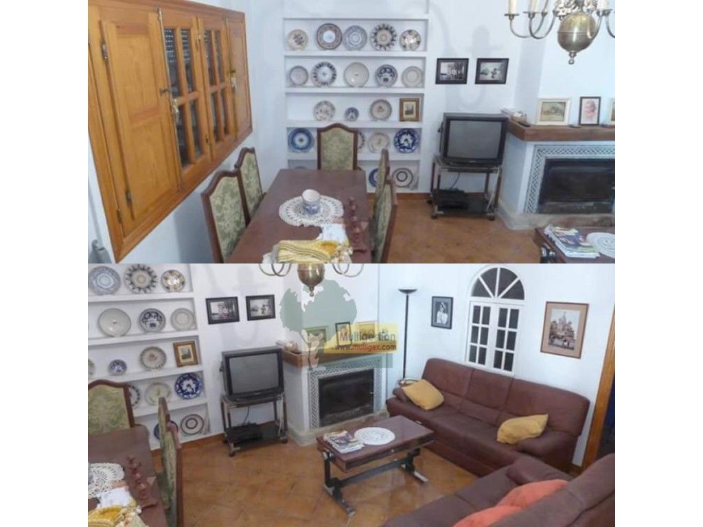 Sala d'estar de Casa o xalet en venda en Torre de Don Miguel amb Aire condicionat