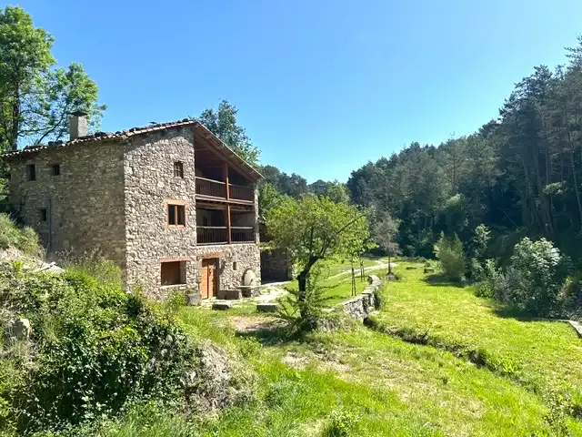 Vista exterior de Finca rústica en venda en Borredà amb Calefacció, Jardí privat i Terrassa