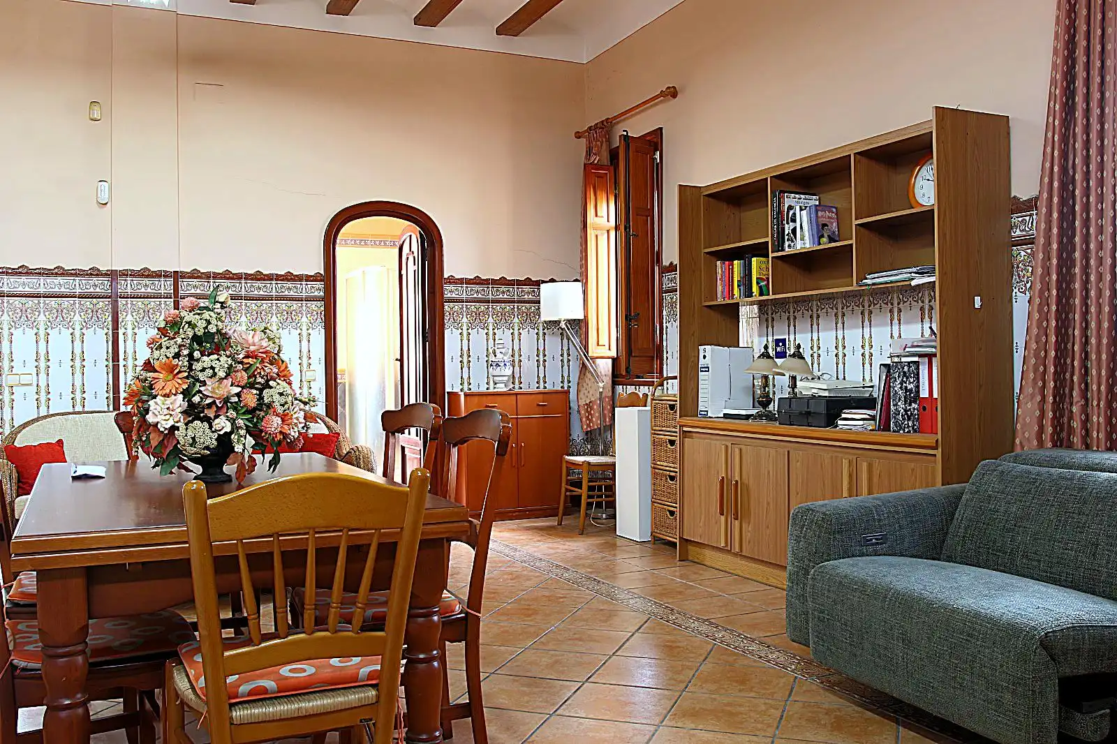 Sala de estar de Casa o chalet en venta en Alboraya con Jardín privado, Terraza y Trastero