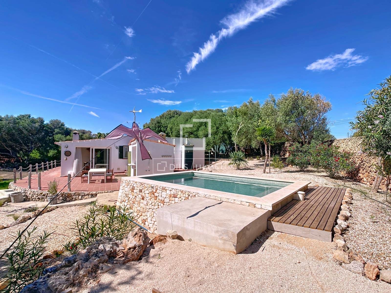 Garten von Country house zum Verkauf in Ciutadella de Menorca mit Privatgarten, Terrasse und Schwimmbad