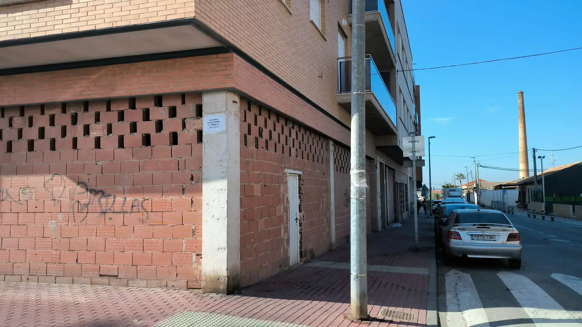 Vista exterior de Local de lloguer en Murcia