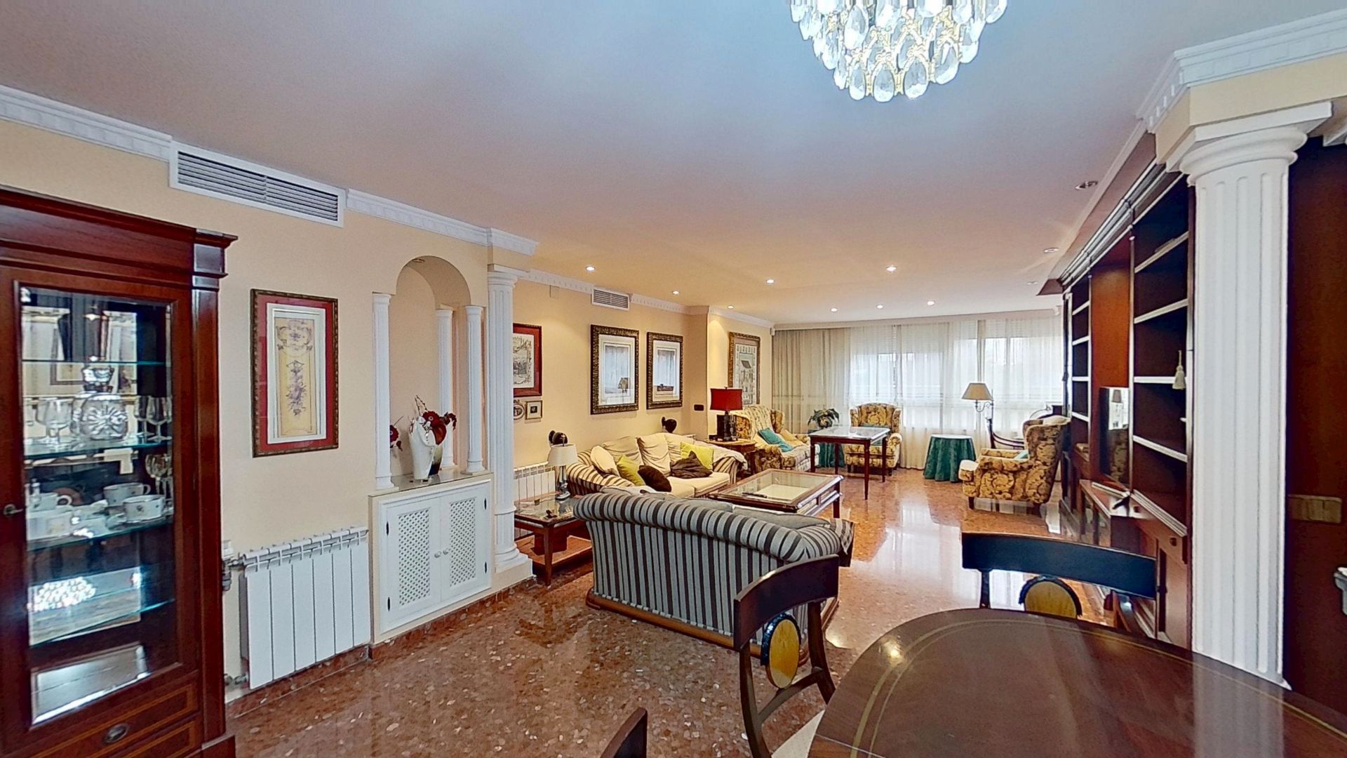 Living room of Flat for sale in Málaga Capital  with Air Conditioner and Furnished