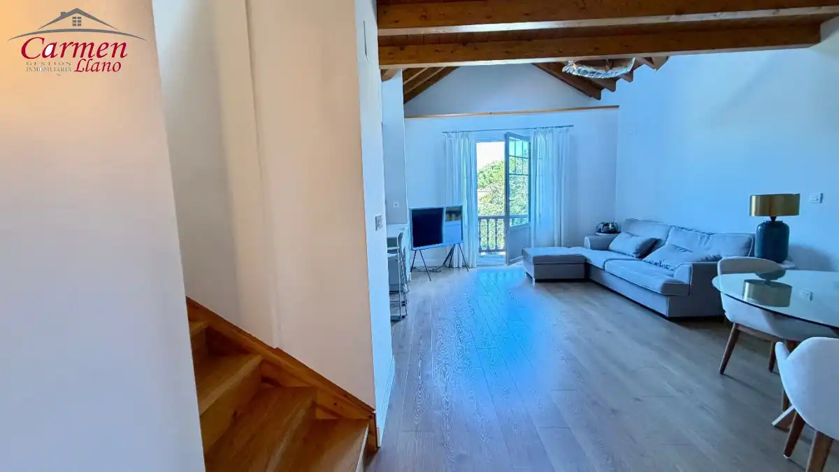 Sala d'estar de Dúplex en venda en Getxo  amb Calefacció, Terrassa i Traster