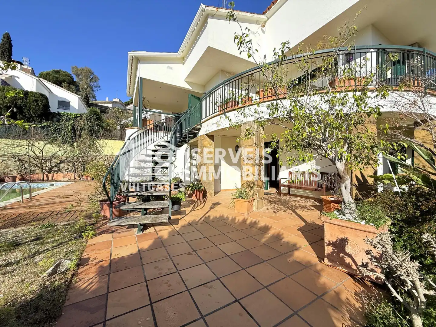 Terraza de Casa o chalet en venta en Sant Vicenç de Montalt con Calefacción, Jardín privado y Piscina