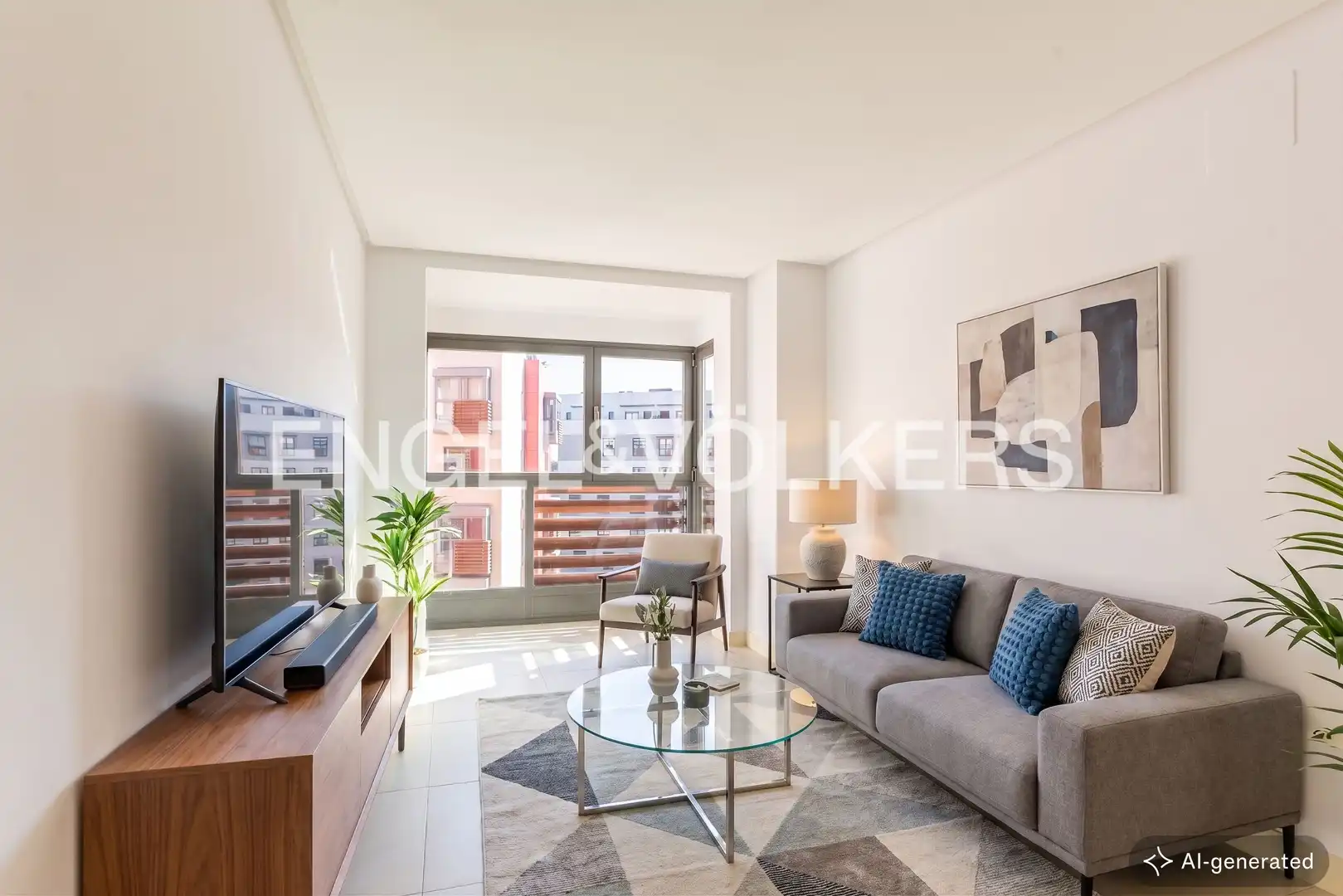 Sala de estar de Piso en venta en  Madrid Capital con Aire acondicionado, Calefacción y Trastero
