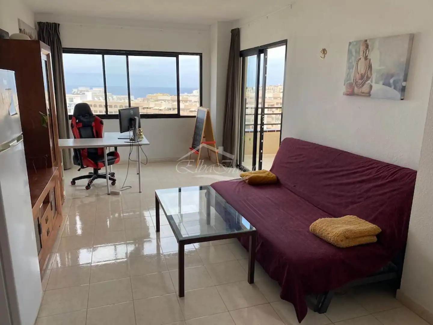 Living room of Flat for sale in Adeje  with Terrace, Swimming Pool and Furnished