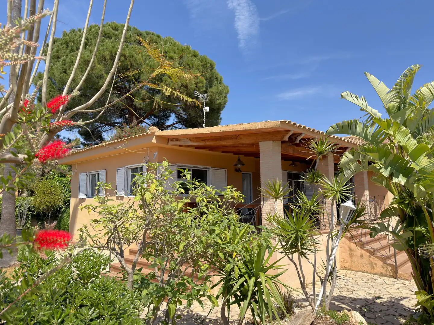 Exterior view of Houses for sale in Náquera  with Heating, Private garden and Parquet flooring