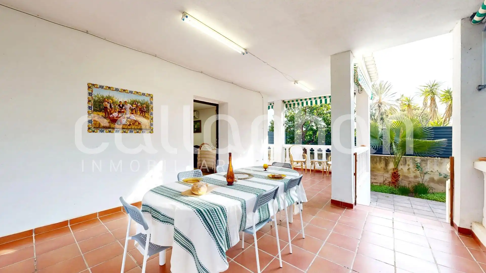 Terrassa de Casa o xalet en venda en Sagunto / Sagunt amb Aire condicionat, Calefacció i Jardí privat