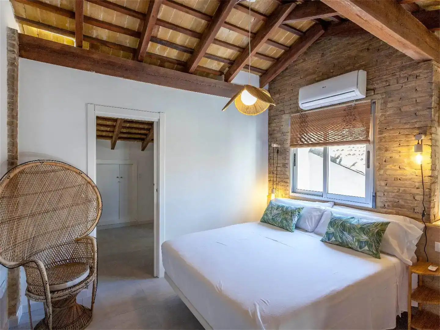 Dormitori de Apartament de lloguer en  Valencia Capital amb Aire condicionat