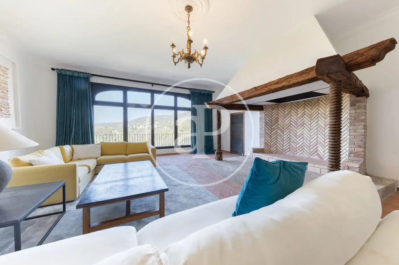 Sala d'estar de Casa o xalet de lloguer en  Palma de Mallorca amb Aire condicionat, Calefacció i Jardí privat