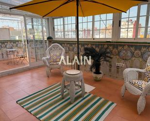 Terrace of Attic to rent in  Valencia Capital  with Air Conditioner, Heating and Terrace