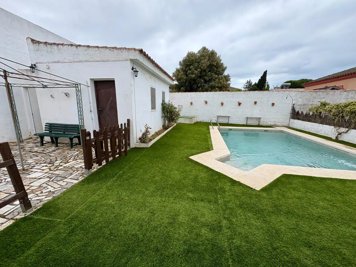Piscina de Casa o xalet en venda en El Puerto de Santa María amb Jardí privat, Traster i Piscina