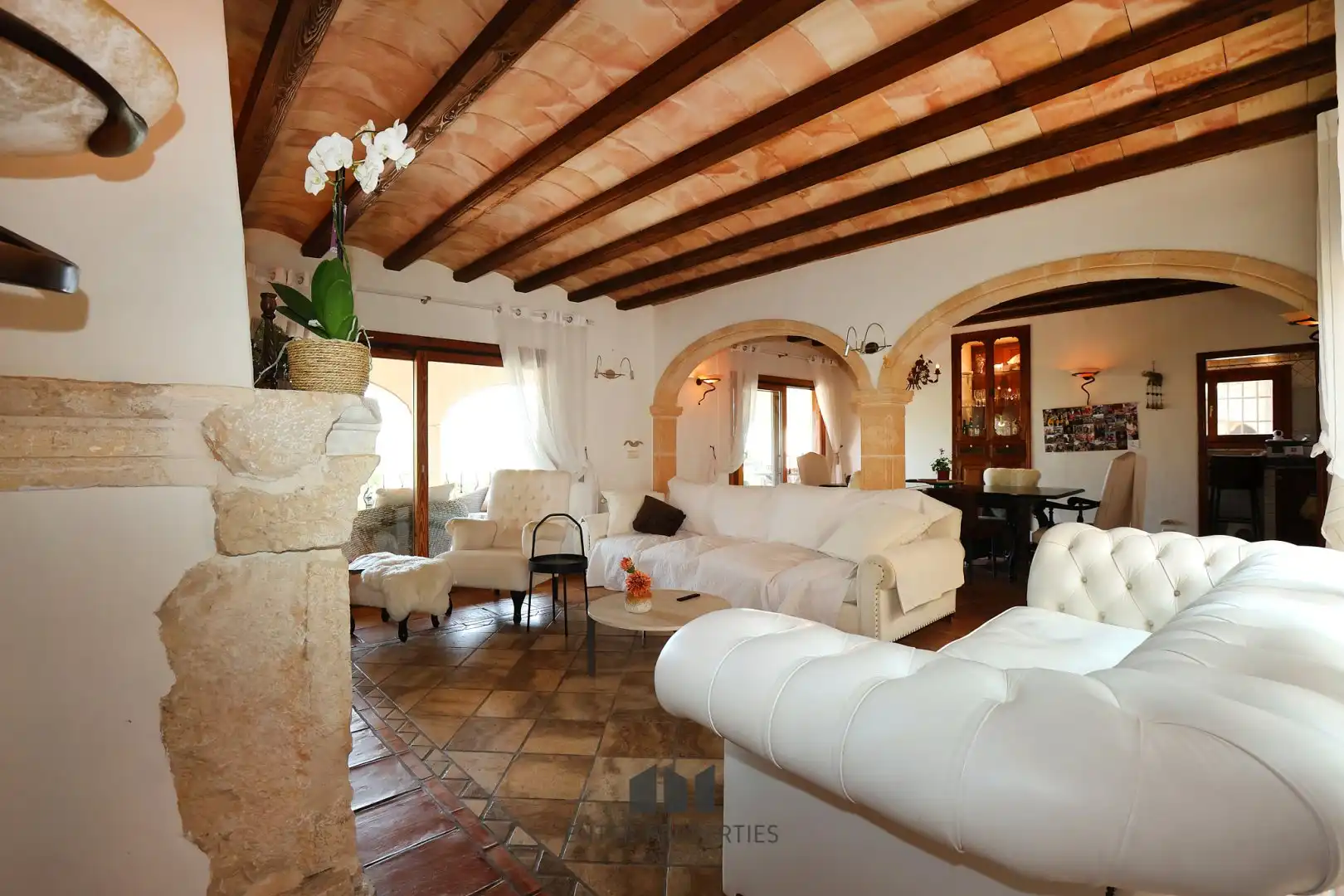 Sala de estar de Piso en venta en Benissa con Aire acondicionado, Calefacción y Piscina