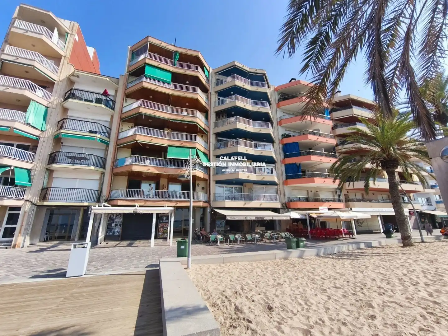 Vista exterior de Pis en venda en Calafell amb Calefacció, Jardí privat i Terrassa