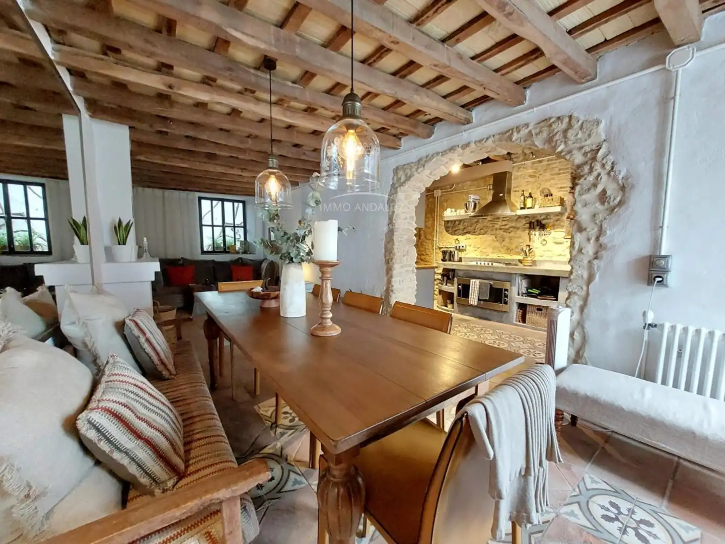 Esszimmer von Haus oder Chalet zum Verkauf in Medina Sidonia mit Heizung