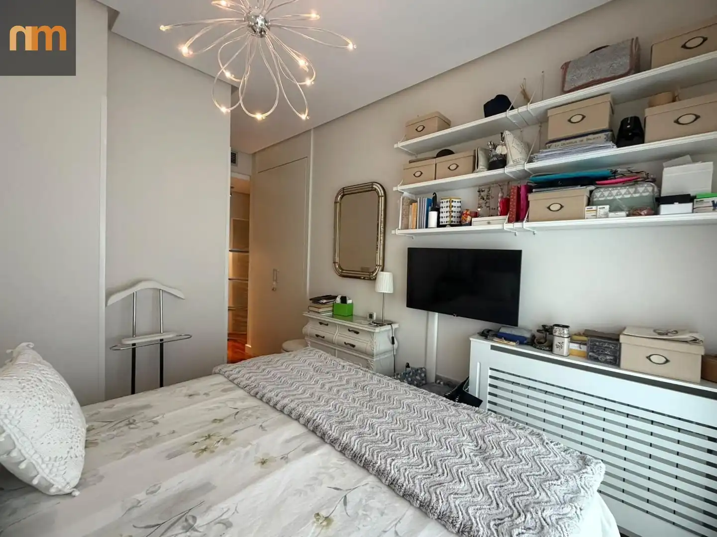 Bedroom of Flat for sale in Madrid  with Air Conditioner, Heating and Private garden