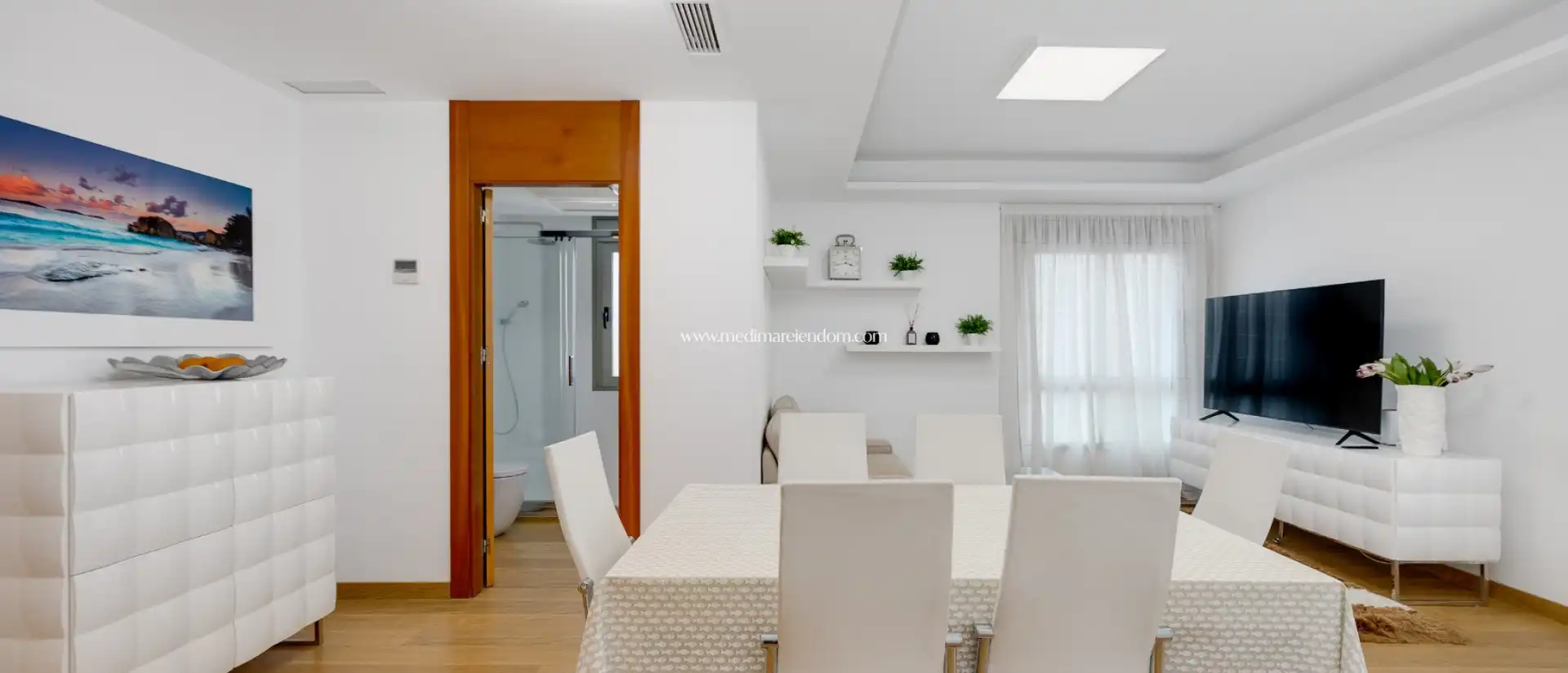 Dining room of Duplexes for sale in La Manga del Mar Menor  with Air Conditioner, Heating and Private garden