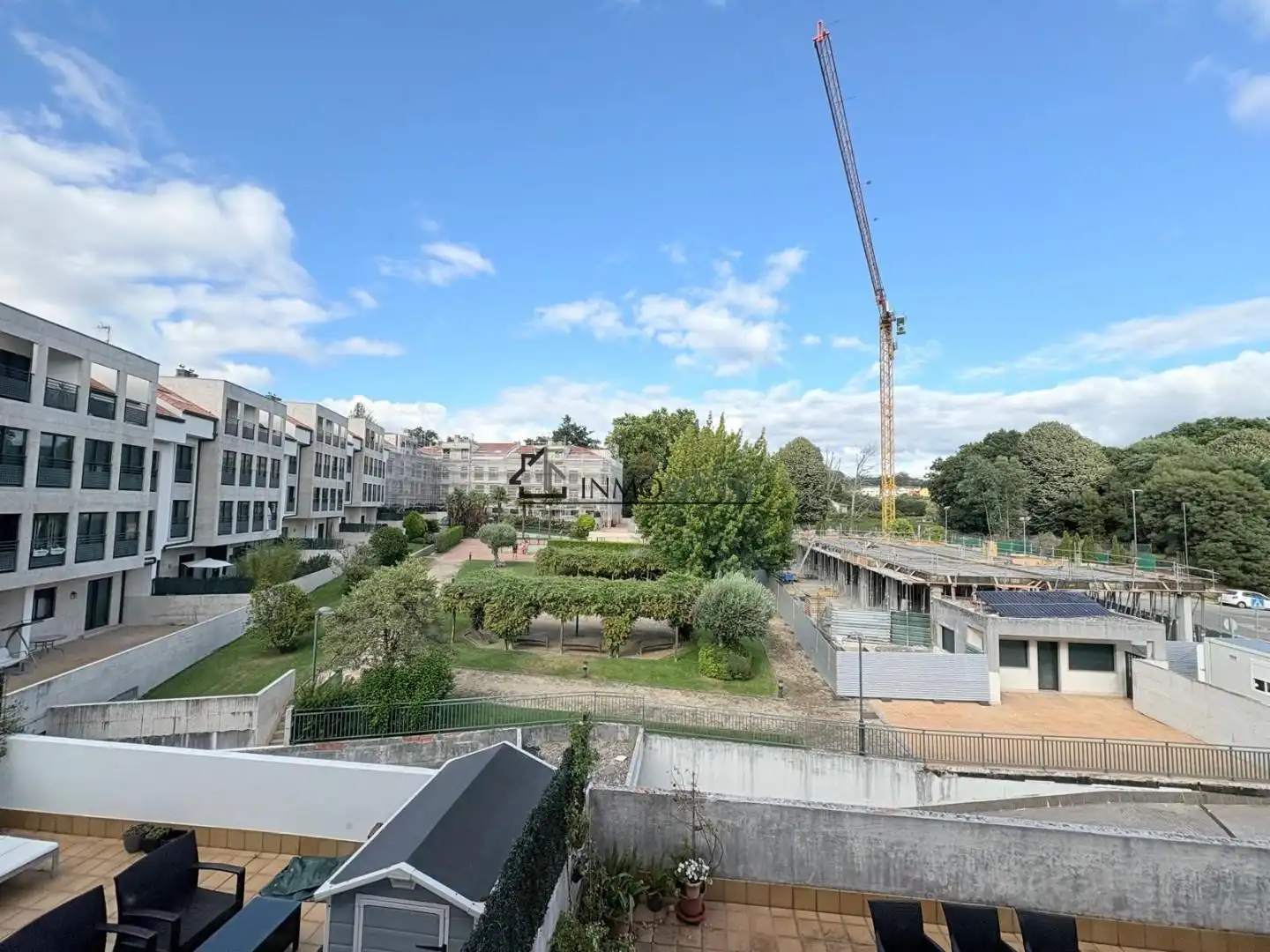 Exterior view of Flat for sale in Pontevedra Capital   with Heating, Storage room and Swimming Pool
