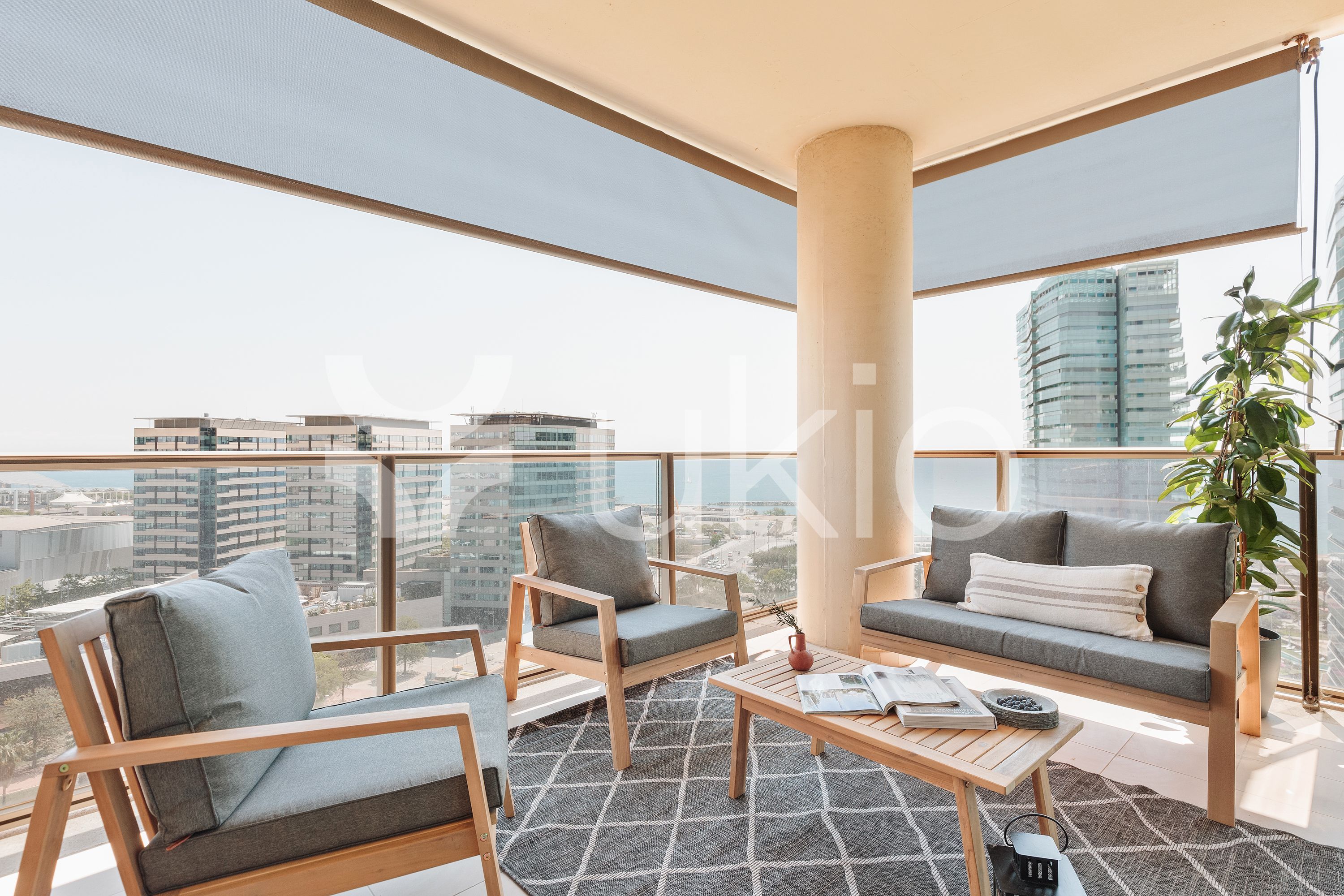 Terrassa de Apartament de lloguer en  Barcelona Capital amb Aire condicionat, Calefacció i Terrassa