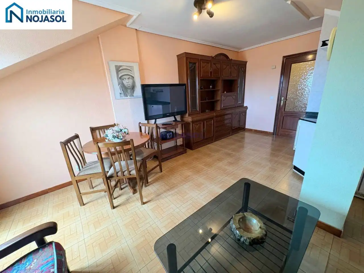 Living room of Flat for rent in Noja  with Heating, Terrace and Furnished