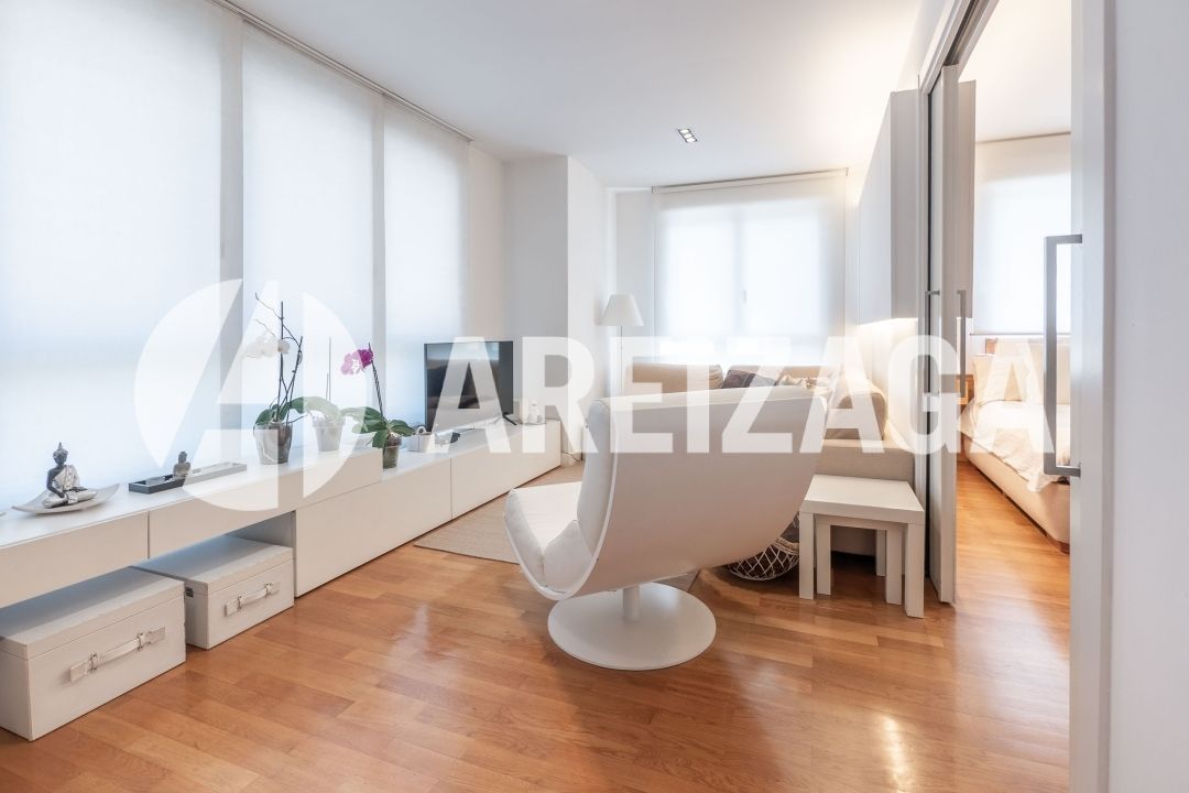 Living room of Flat for sale in Donostia - San Sebastián   with Heating and Furnished