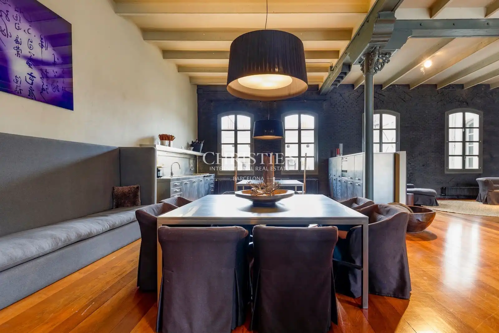 Esszimmer von Dachboden zur Miete in Eixample