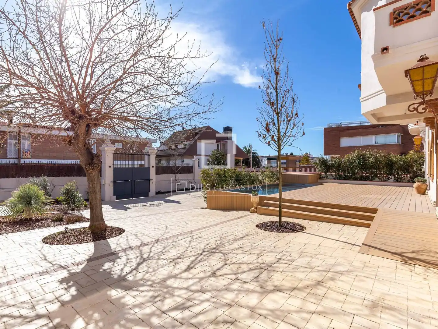 Vista exterior de Casa o chalet en venta en Sant Just Desvern con Aire acondicionado, Jardín privado y Terraza