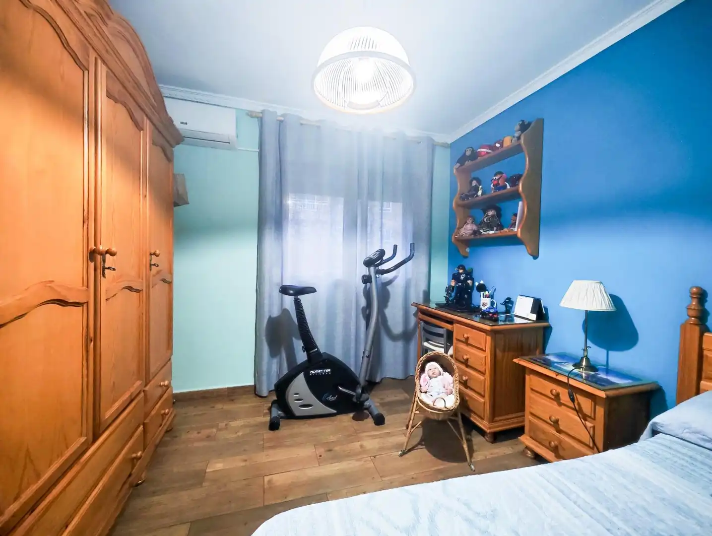 Schlafzimmer von Wohnung zum Verkauf in Puertollano mit Klimaanlage, Parkett und Möbliert