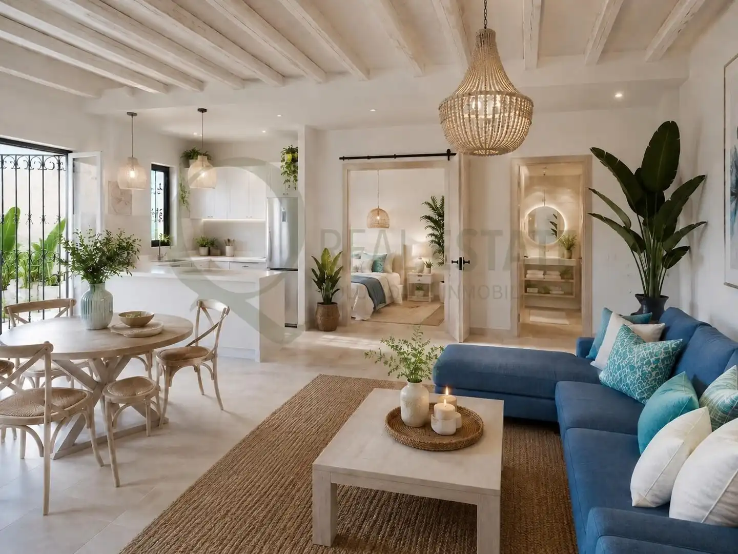 Sala de estar de Piso en venta en Villajoyosa / La Vila Joiosa