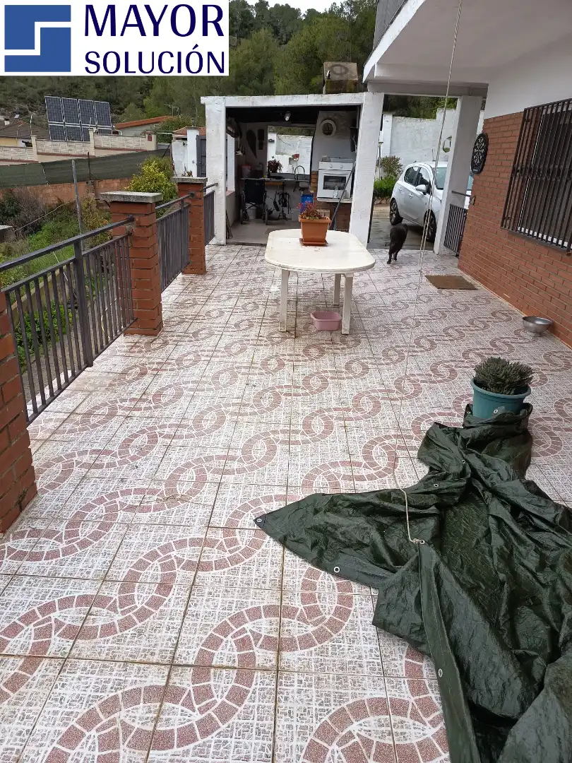 Terrassa de Casa o xalet en venda en Sant Pere de Ribes amb Calefacció, Jardí privat i Terrassa