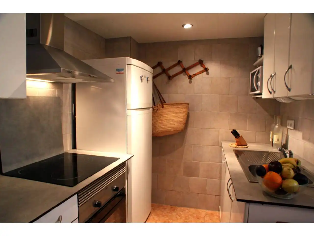 Küche von Wohnung zum Verkauf in Eivissa mit Klimaanlage, Möbliert und Balkon