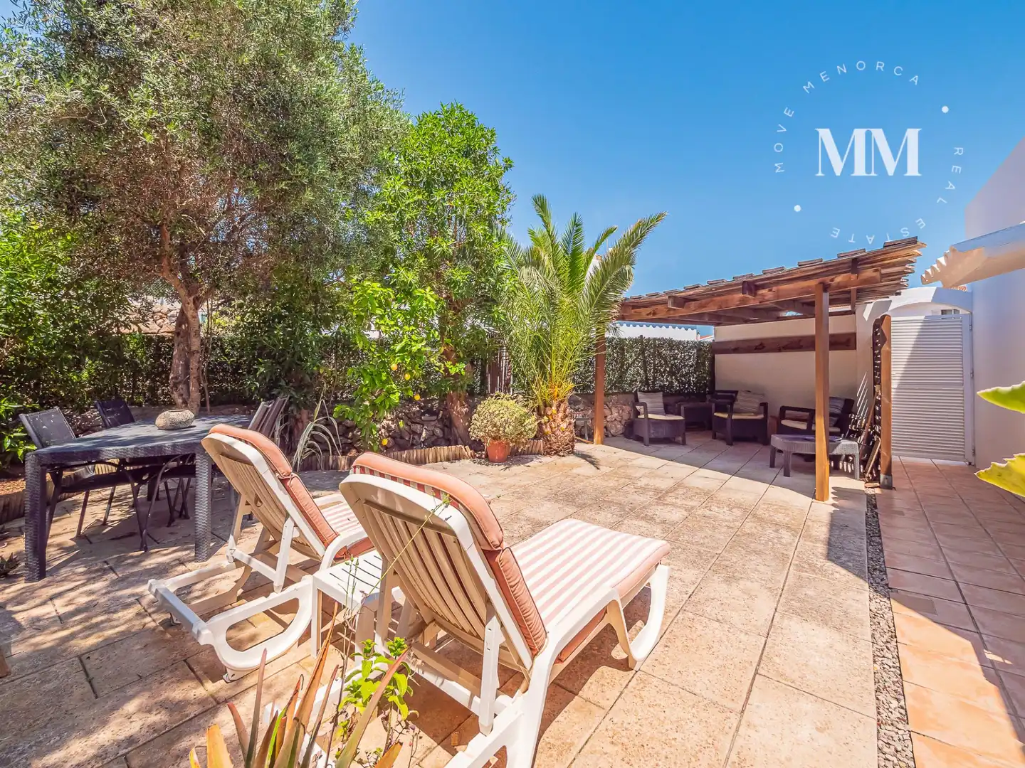 Terrassa de Casa o xalet en venda en Es Castell amb Aire condicionat, Calefacció i Jardí privat
