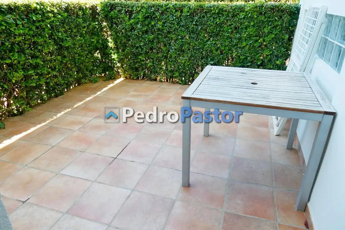 Terraza de Apartamento en venta en Dénia con Aire acondicionado, Calefacción y Jardín privado
