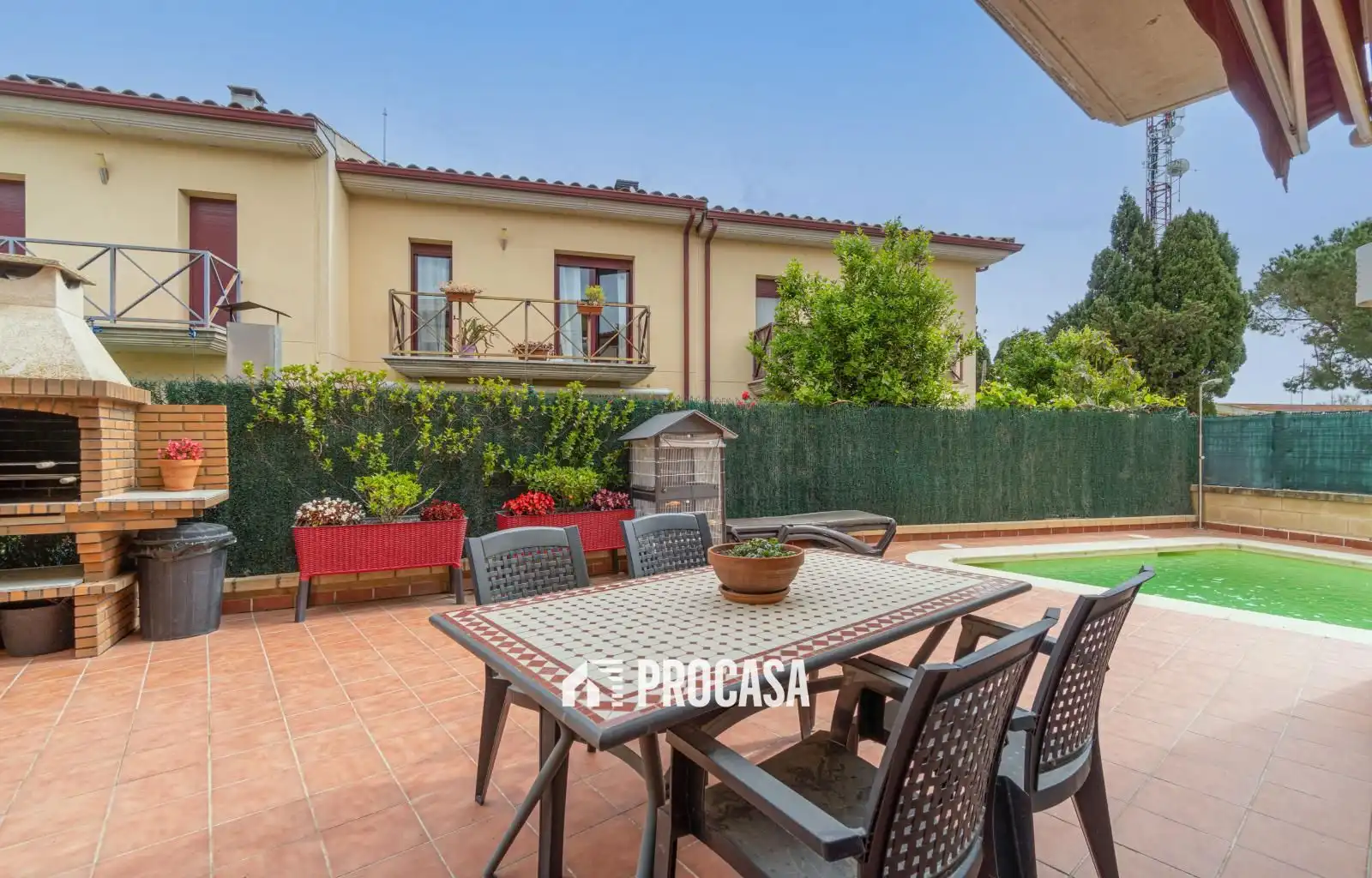 Terrassa de Casa o xalet en venda en Vila-sacra amb Aire condicionat, Calefacció i Piscina