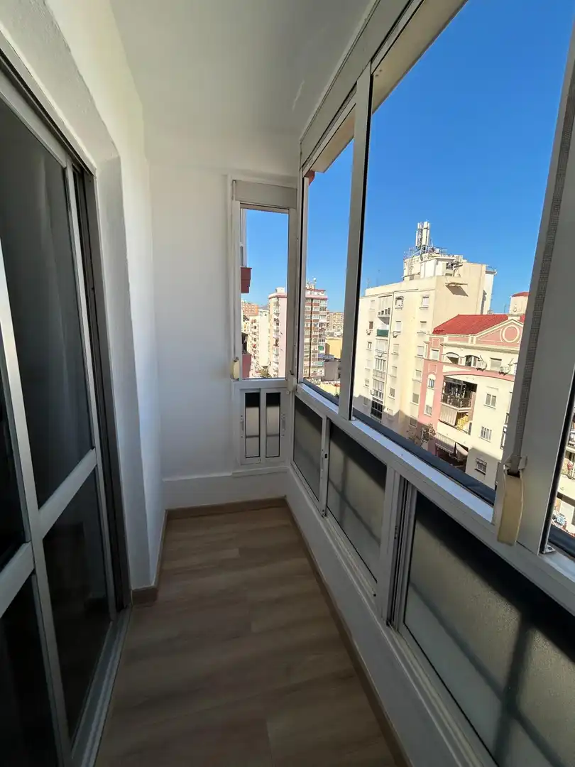 Bedroom of Flat for sale in Málaga  with Air Conditioner, Terrace and Balcony