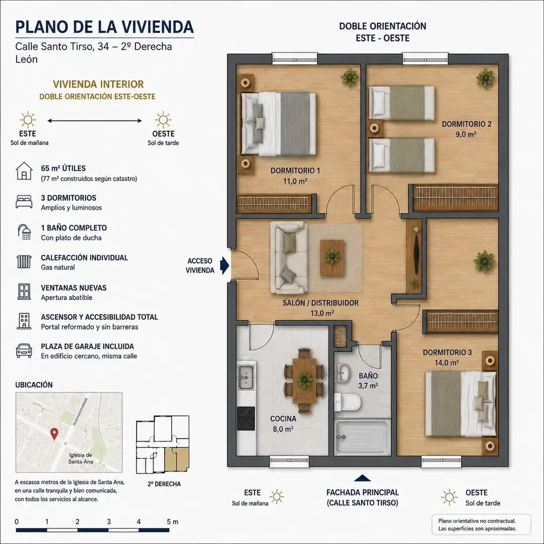 Pis en venda a Calle Calle Juan de Vega, San Mamés - La Palomera