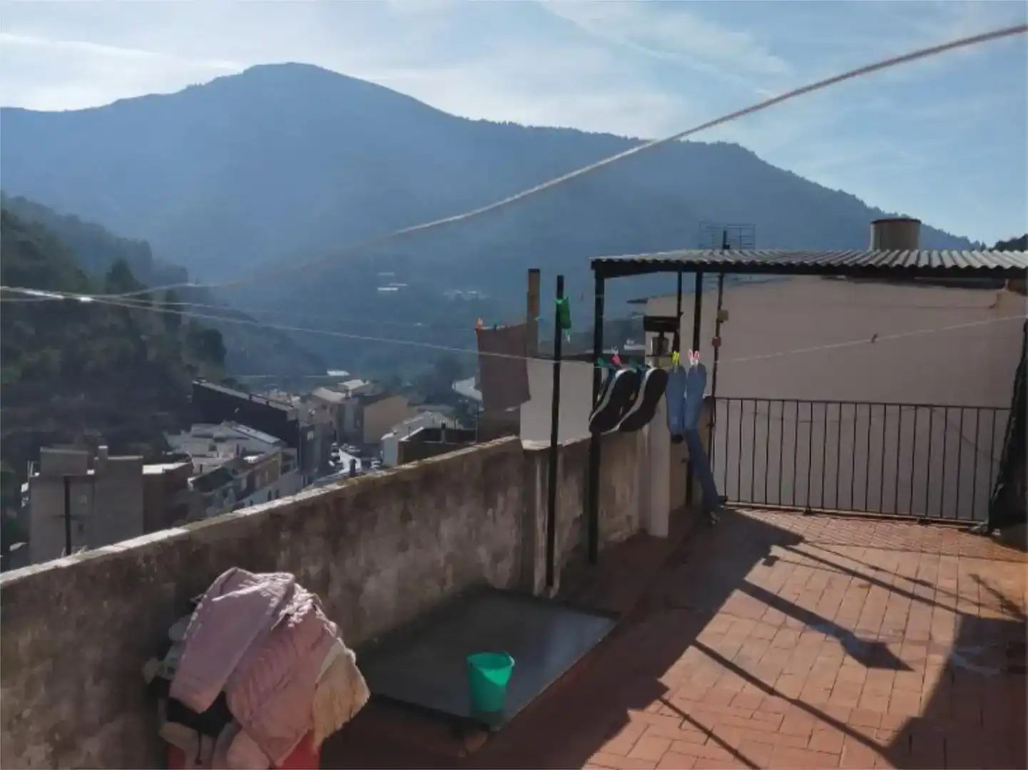 Balcony of Flat for sale in Alfondeguilla  with Air Conditioner, Parquet flooring and Storage room
