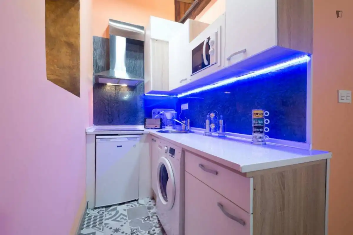 Kitchen of Apartments for rent in Granada  with Air Conditioner, Furnished and Washing machine