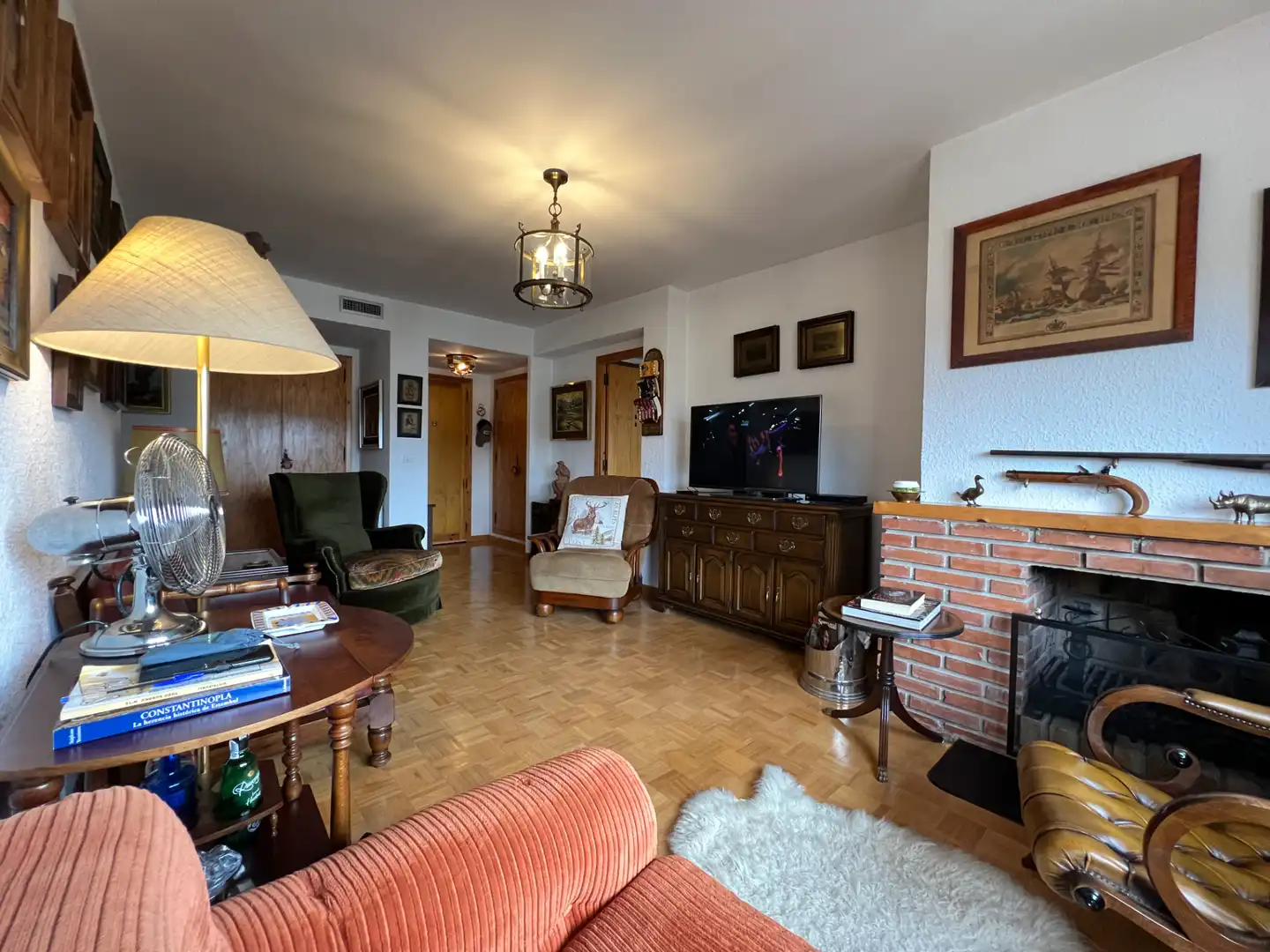 Living room of Attic for sale in Jaca  with Terrace and Community pool