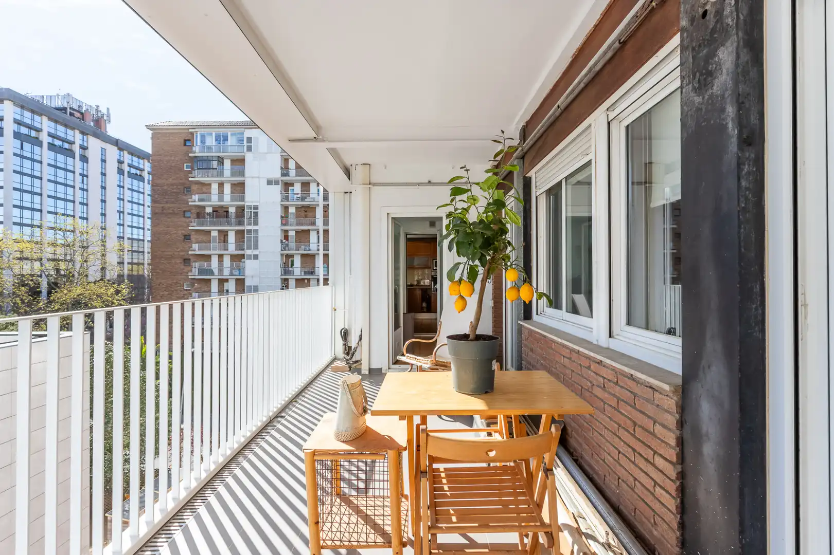 Terrasse von Wohnung zum Verkauf in Barcelona mit Klimaanlage, Heizung und Parkett