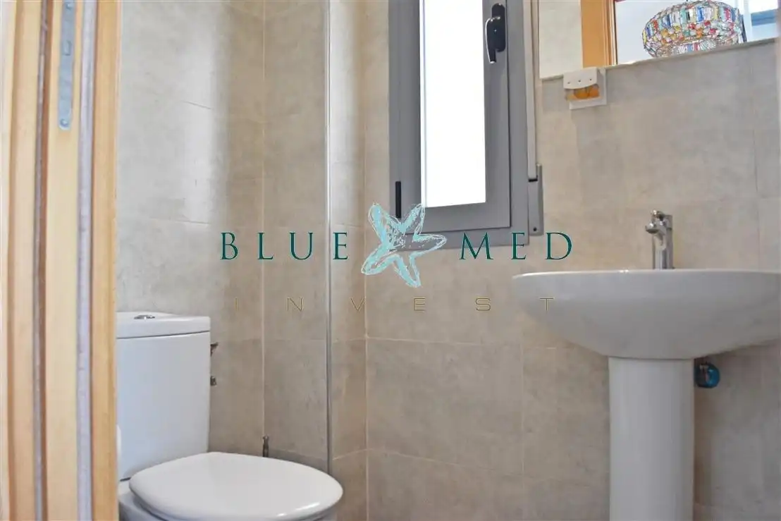 Badezimmer von Haus oder Chalet zum Verkauf in Mazarrón mit Klimaanlage, Heizung und Terrasse