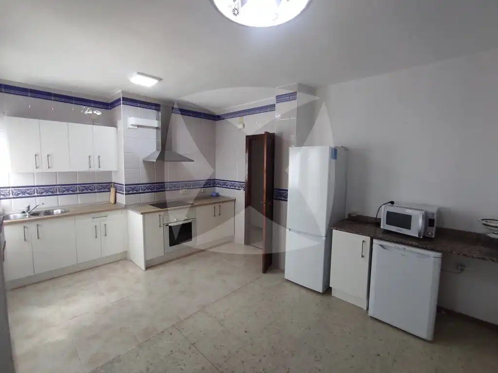 Kitchen of Flat for rent in Badajoz  with Terrace, Furnished and Oven